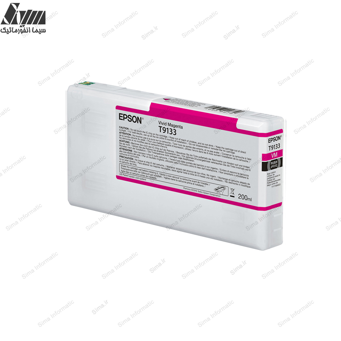 کارتریج چاپگر حرفه ای اپسون 200 میلی لیتر T9133 Magenta P-5000