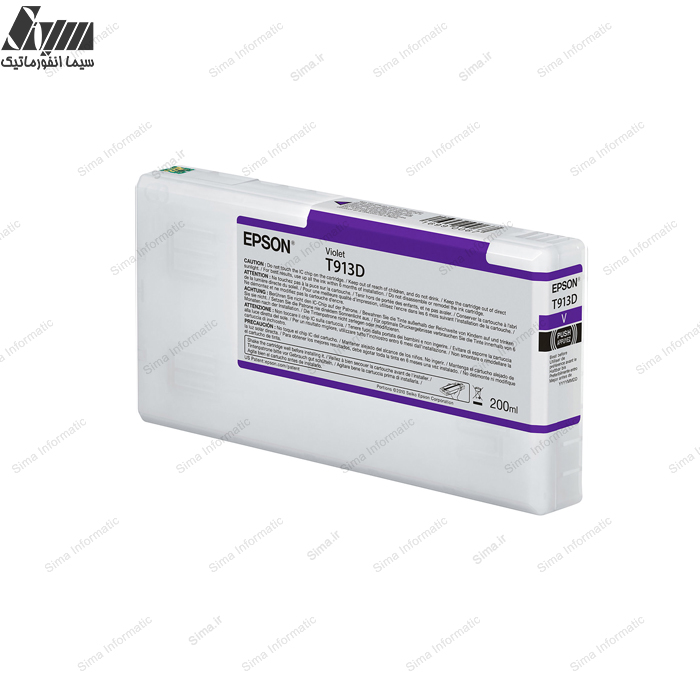 کارتریج چاپگر حرفه ای اپسون 200 میلی لیتر T913D Violet P-5000