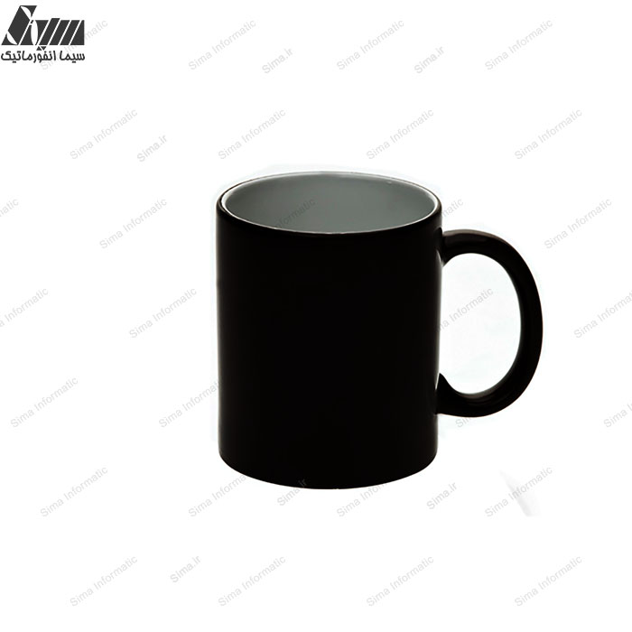 لیوان سرامیکی مشکی جادویی  11oz (مخصوص چاپ سابلیمشن)