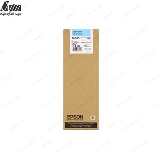 کارتریج چاپگر عریض (پلاتر) اپسون  700  میلی لیتر  9890/7890/ T6365 Light Cyan  Stylus Pro 7900/9900